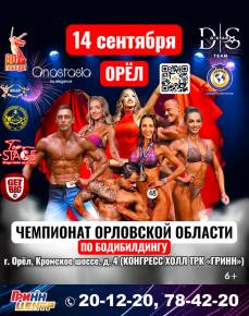 Чемпионат и Первенство Орловской области по бодибилдингу